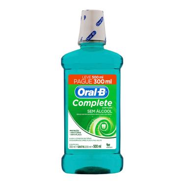 Antisséptico Bucal Oral-B Complete Hortelã 500ml