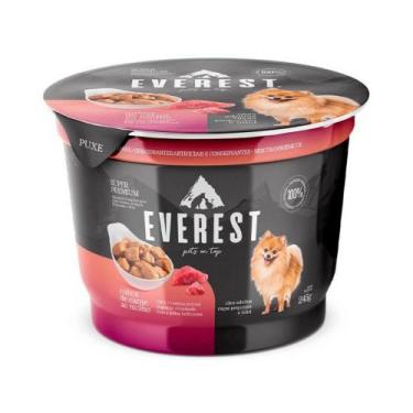 Imagem de Ração Úmida Everest Cubos De Carne Ao Molho Para Cães Adultos Raças Pe