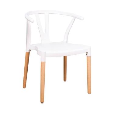 Imagem de Cadeira Polipropileno Wishbone Branco