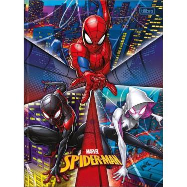 Imagem de Caderno Tilibra Universitário Spider Man Brochura 48 Folhas