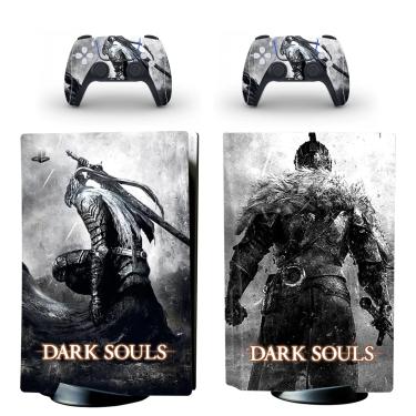 Imagem de Adesivo de pele para PlayStation 5 Console e Controladores  vinil Decal Cover  Dark Souls  PS5