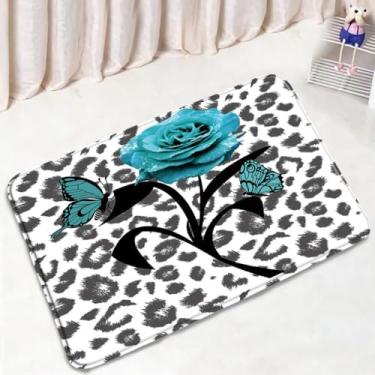 Imagem de 3 pçs conjunto amarelo rosa vermelho leopardo tapetes de banho do banheiro padrão zebra quarto tapete de assento do toalete tapetes, dd, 88bl, 75x45cm,29.5x17.7in