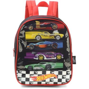 Imagem de Mochila Escolar, Infantil, Hot Wheels Petit, P, Vermelha - Luxcel
