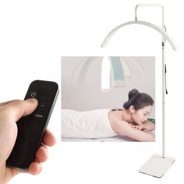 Imagem de Luminaria Estetica Meia Lua 36W Arco Dentista Salao Beleza Sobrancelha Manicure Maquiagem Cilios Iluminaçao Estudio Foto Tataugem Multiuso