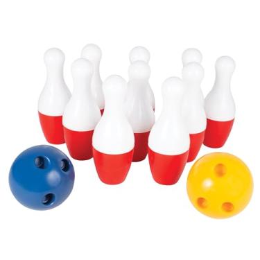 Imagem de Nig Brinquedos Jogo de Boliche 10 Pinos + 2 Bolas Reforçado