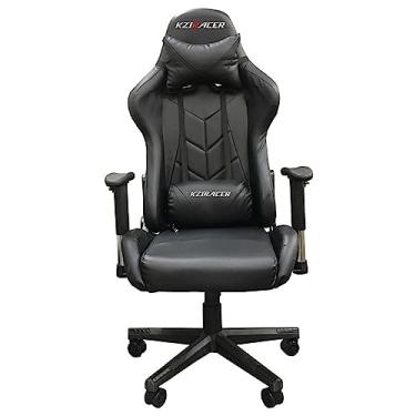Imagem de Cadeira Gamer KZI Racer com Massageador (Preto)