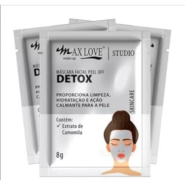Imagem de Kit 3 Máscaras Facial Peel Off Antioleosidade Max Love: Controle de Oleosidade, Limpeza Profunda e Purificação da Pele Oleosa - 8g de Tratamento Eficaz