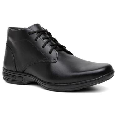 Imagem de Bota Social Masculina Preta Direto da Fabrica Trabalho Segurança (Preto, BR, Adulto, Numérico, 37)