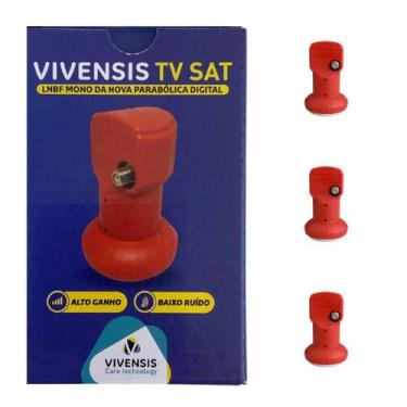Imagem de Kit 3 Lnbfs Universal Alto Ganho Para Antenas - Vivensis