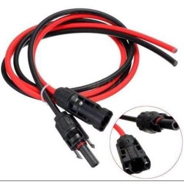 Imagem de Cabo Fotovoltaico 6mm Solar 20Mt Preto + 20Mt Vermelho + MC4 - Solarma