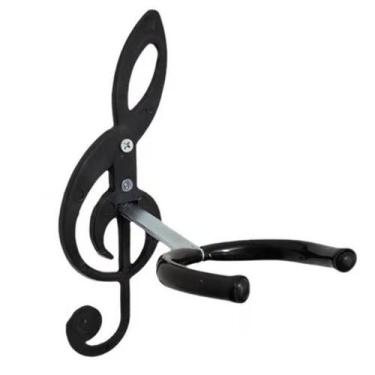 Imagem de Suporte Clave de Sol de Parede para Violão Guitarra - Eletronica Castr