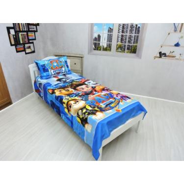 Imagem de Jogo De Lençol Cobre Leito E Fronha Patrulha Canina 3 - Fantasia Bras