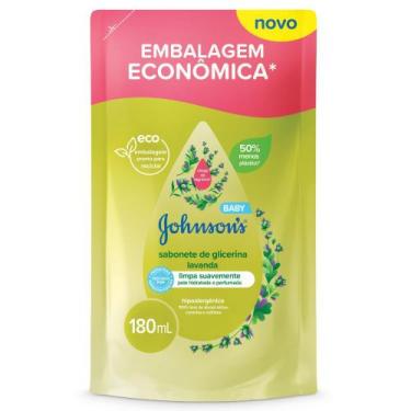 Imagem de Sabonete de Glicerina Liquido Infantil Johnsons Baby Lavanda Refil 180