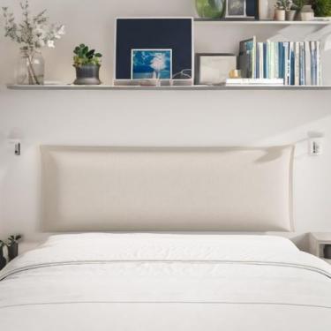 Imagem de Painel Cabeceira Perro p/ Cama de Casal Parede Estofada - TB ECOMMERCE