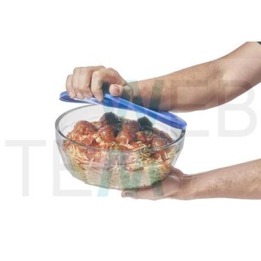 Imagem de Pote Tigela de Vidro com Tampa Plástica Laguna 4 Litros Vitazza: Para 