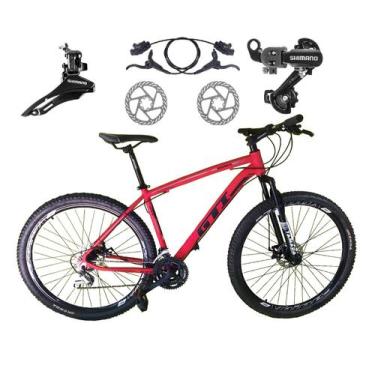 Imagem de Bicicleta Aro 29 Gti Roma Alumínio Câmbios Shimano 21v Freios a Disco 