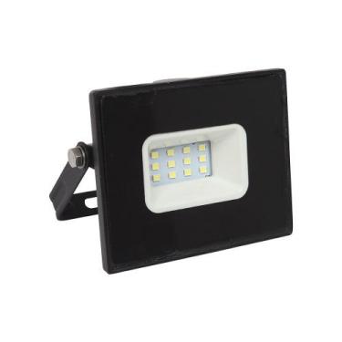 Imagem de Refletor LED Slim 10W - 6.500K - Taschibra, Preto