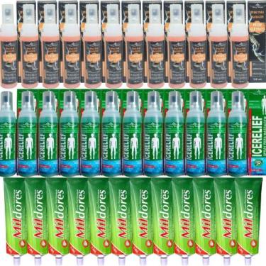 Imagem de Revenda Atacado 12 Spray Massagem Icerelief + 12 Peixe Életrico + 12 P