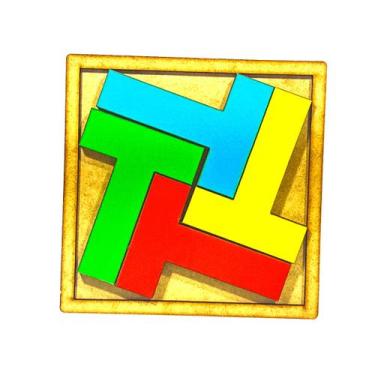 Imagem de Jogo Educativo do T feito em MDF - Drackma