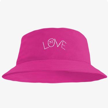 Imagem de Boné Chapéu Bucket Hat Estampado Love - MP Moda Masculina, Único, Pink