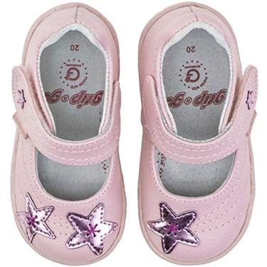 Imagem de Camiseta feminina pediped Starlite Mary Jane, rosa, 4-4.5 Toddler