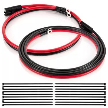 Imagem de WFSZBP Kit de chicote de reparo lateral de caminhão e arado de substituição do lado do caminhão HYD01684 e lado do arado HYD01690 Apto para arados BOSS, arado de neve, cabo de aterramento, lado de