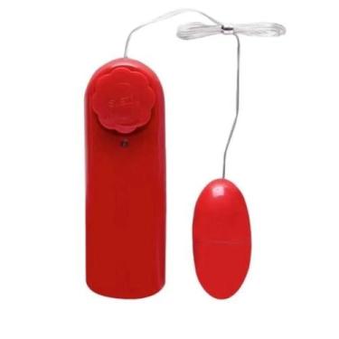 Imagem de Vibrador Bullet Ovo Vibratório - Importação, Vermelho