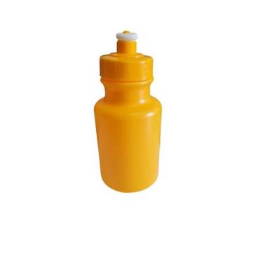 Imagem de Kit 70 Mini Garrafas Squeeze 300ml plástico amarelo - Deposito Essênci