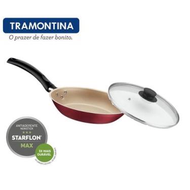 Imagem de Frigideira Com Tampa 24cm Antiaderente Tramontina Turim 1,4 Litros