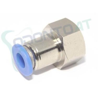 Imagem de Conector reto engate rapido femea 1/4" bsp mangueira 6mm - UNIVERSAL