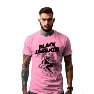 Imagem de Camiseta Banda Black Sabbath Heavy Metal Caveira Death Camisa 100% Alg
