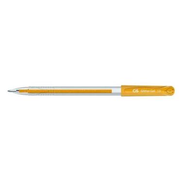 Imagem de Caneta Esferográfica Gel Glitter 1.0mm - CIS, OURO
