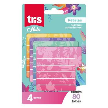 Imagem de Bloco de Notas Autoadesivas Pétala Holic Garden Notinhas Coloridas Flo