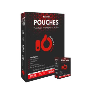 Imagem de Plastico Plastificação 200 Grafity 1 Cento RG E 1 Cento Ofício 0,05mm