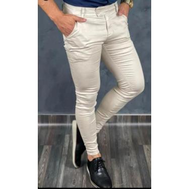 Imagem de Calça Super Skinny Masculina Elastano Lycra Linha Premium super luxo a