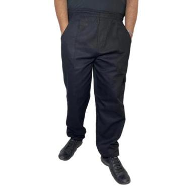 Imagem de Calça De Uniforme Profissional Brim Pesado- Preto - Innova Bordados, M