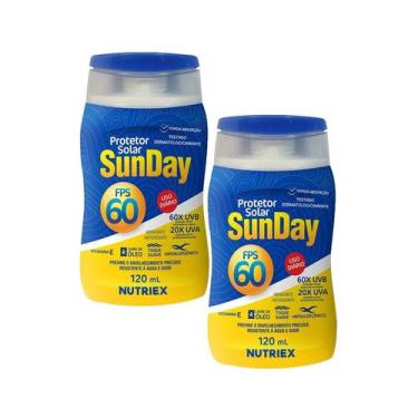 Imagem de Kit 2 Protetor Solar Sunday FPS 60 Corporal 120ml - Nutriex