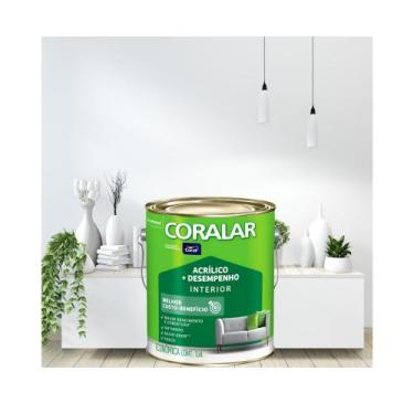 Imagem de Coral Tinta Interior Acrílico Desempenho Branco 3,6lts, Branco