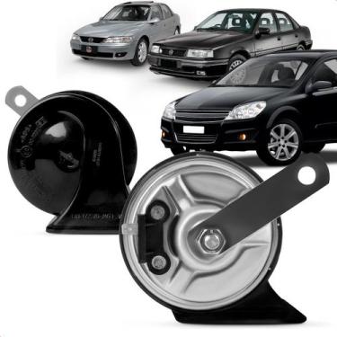Imagem de Par Buzina Automotiva Vectra 1994 a 2011 Kbc 99 C Conector Jpt Agudo G