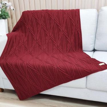Imagem de Manta Sofa Trico Decorativa 150x90cm Usufruto Tricot c2, DALIA