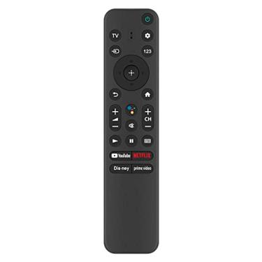 Imagem de Controle remoto de voz de substituição RMF-TX800U compatível com Smart TV Sony 4K (2022) KD-55X85K KD-43X85K KD-43X80K XR-77A80K KD-50X85K KD-75X85K KD-85X85K XR-75X90K XR-65X90K 0K KD-5 0X80K