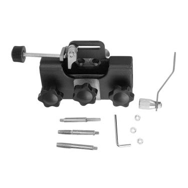 Imagem de YEmirth Conjunto de afiador portátil atualizado de corrente de motosserra com bolsa de armazenamento para afiação precisa de dentes em todas as motosserras e serras elétricas, ouro (preto)