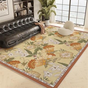 Imagem de HJZSZX Tapete de sala de estar vintage, decoração para casa, quarto, tapete fofo, mesas de centro de área grande, tapete de chão impresso, QH1700, ER, 300x400CM
