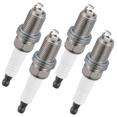 Imagem de BDFHYK Velas de ignição de irídio 6341 compatíveis com Toyota compatíveis com Bentley para Dodge para Mercedes-Benz para Saturn 2.0L 2.4L 3.0L L4 L6 V6 Substituição para BKR5EIX Conjunto de 4