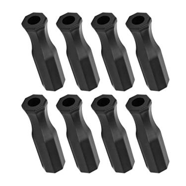 Imagem de Substituição da Alça de Pebolim, Punho de Futebol de Mesa de 8 Peças, Acessórios Internos de Jogo de Plástico Com Design Octógono Antiderrapante, Durável para Uso a Longo Prazo