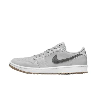 Imagem de Tênis de golfe Air Jordan 1 Low G (DD9315-006, cinza lobo/branco/marrom médio/cinza ferro), Cinza lobo branco chiclete marrom médio cinza ferro, 44 BR
