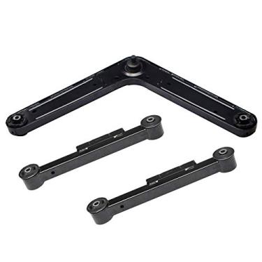 Imagem de TUCAREST Kit de Suspensão Traseira de 3 Unidades K641180 X2 K621376 Braço de Controle Traseiro e Conjunto de Junta Esférica Compatível com 2002 03 04 05 06 2007 Je-Ep Liberty Superior e Inferior