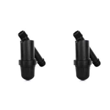 Imagem de 2 Pçs 3/4 filtro de Tela Malha Jardinagem Irrigação por Gotejamento Tanques de água Bomba de Piscina Resistente Protege Ferrugem Impurezas de Areia Y-filtro Preto