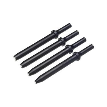 Imagem de Wicks Aircraft Conjunto de brocas de rebite pneumático, 14 cm de comprimento para uso com um martelo de ar com mola ou pistola de rebite pneumática. Estes conjuntos de rebites rebites retos se encaixam em rebites sólidos universais, braseiros ou de cabeça de cúpula.