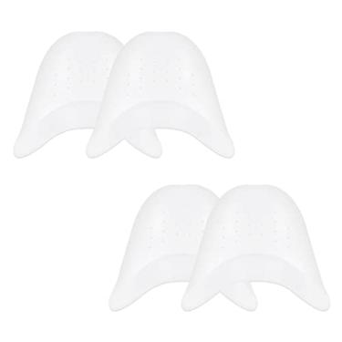 Imagem de JEVRKAPZ Biqueira de gel de silicone macia bola de pé metatarso balé bico fino com furo proteção de dedo do pé protetor de dedo do pé bolsa protetora bolsa para sapatos de dança de balé